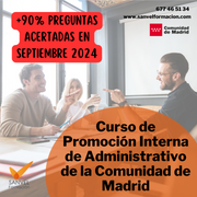 Curso Promoción Interna de Administrativo de la Comunidad de Madrid